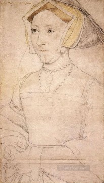  Jan Lienzo - Jane Seymour Renacimiento Hans Holbein el Joven